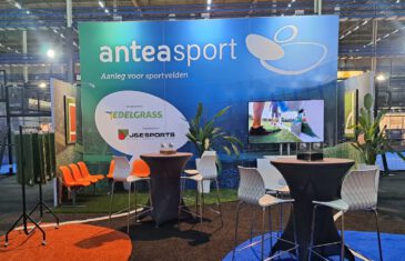Edel Grass exhibitor at sports expo ‘Nationale Sportvakbeurs’
