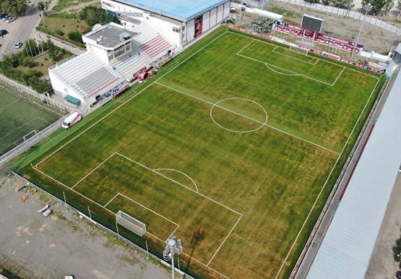 MFF Stadium Ulaanbataar FIFA certified field Mongolia
