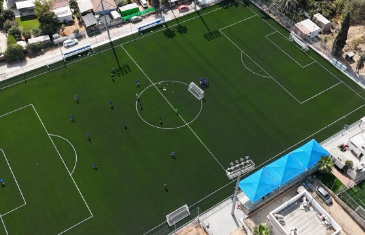 Two football pitches in Bat Hadar and Beit Ddagan Israel